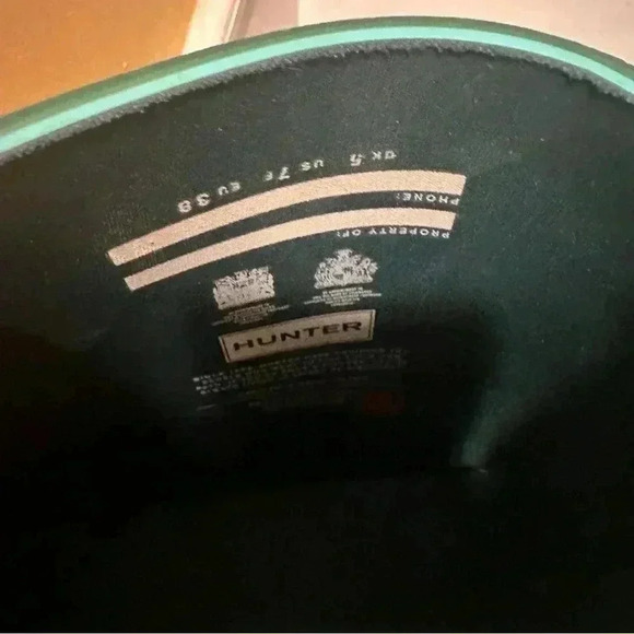 NEW HUNTER Asymmetric Color Block Tall
Boots Size7 EU 38 green black - Picture 6 of 10